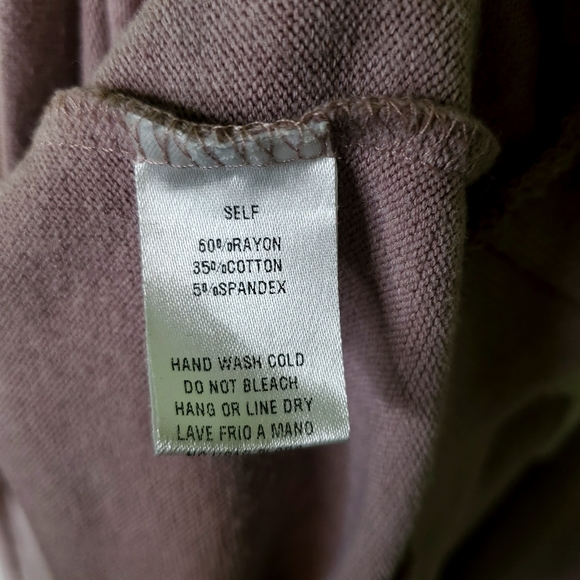 Easel Star Patch Pullover Sweatshirt Mauve Pink - Picture 5 of 7